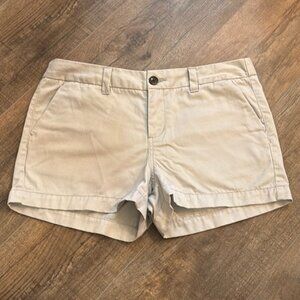 Merona Gray Chino Shorts‎ Classic Cotton Blend Women’s Size 6